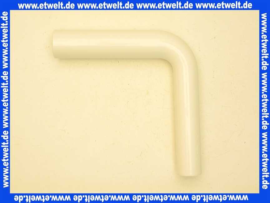 118003WE Geberit Spülbogen weiß-alpin