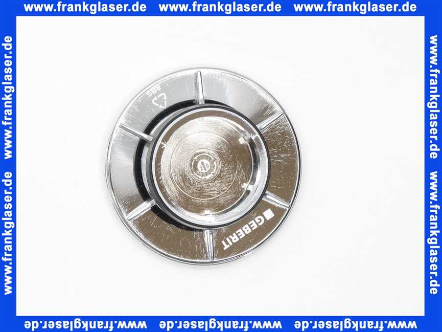 15024221 Geberit Ablaufdeckel Abdeckung Deckel zu Duschwannengarnitur verchromt