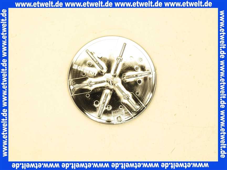 150280211 Geberit Abdeckung UNIFLEXD 52, Ablaufloch 52 mm hochglanz-verchromt