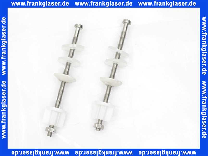 217869001 Geberit Befestigungsset Schrauben Schraubensatz für aufgesetzten Keramikspülkasten