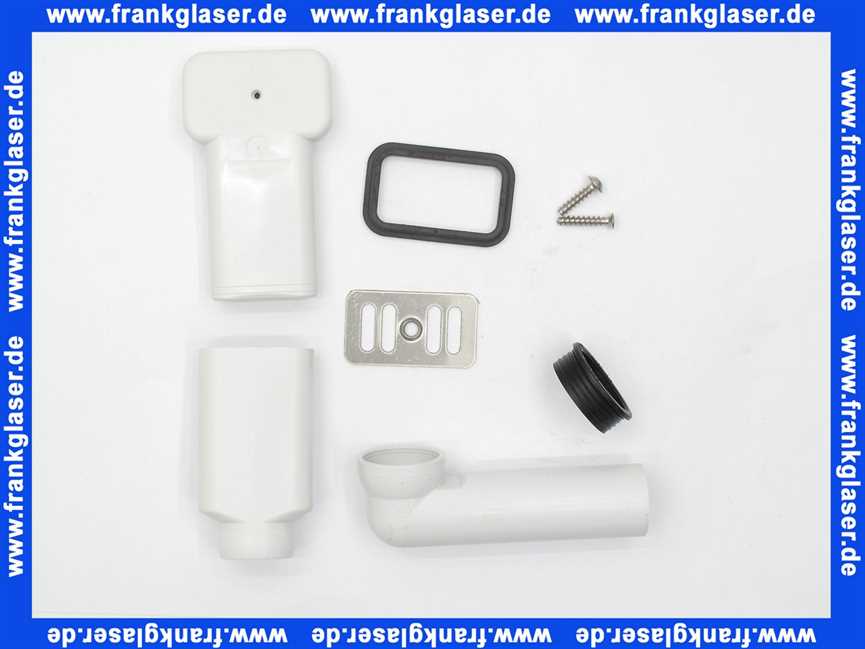 240218001 Geberit Überlauf abgang horizontal z.B. für Franke Spülbecken