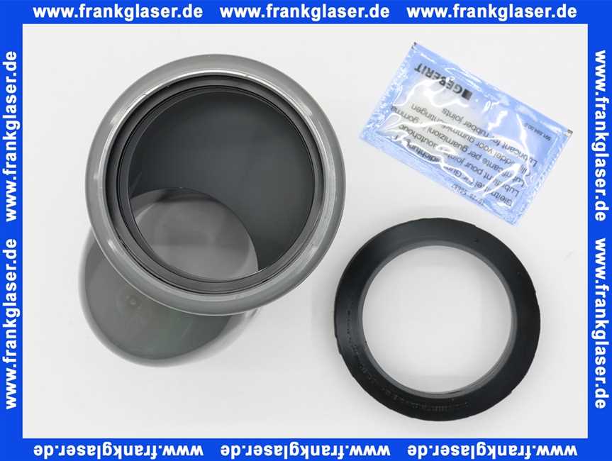 Geberit Anschlussset für Wand-WC, mit Anschlussstutzen 5 cm etagiert d90/di90 388352291