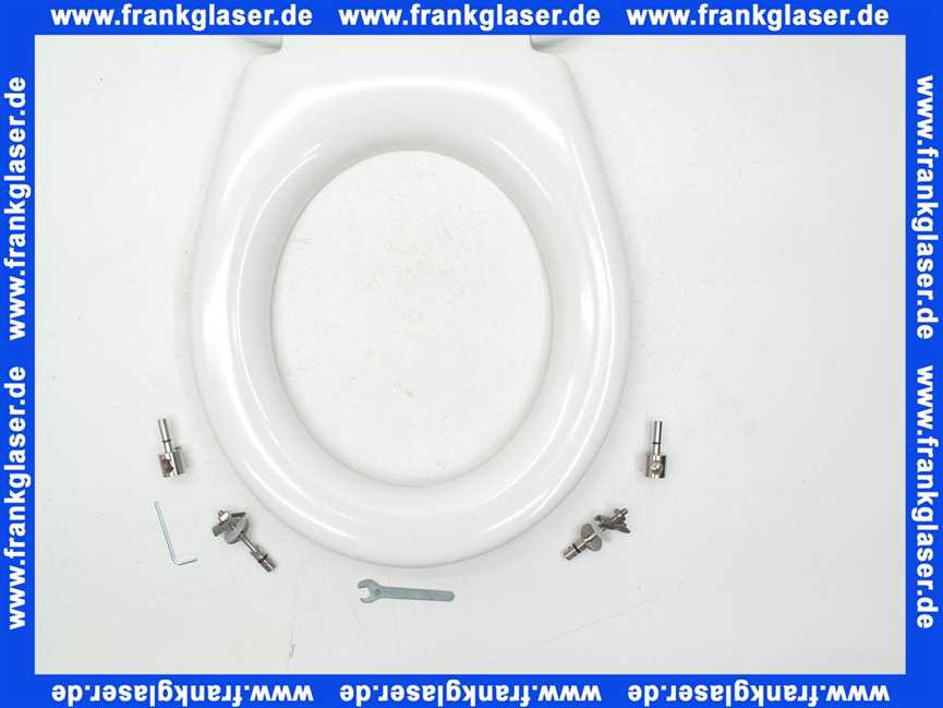 Geberit Renova Comprimo WC-Sitz, weiß Scharniere Edelstahl 571044000