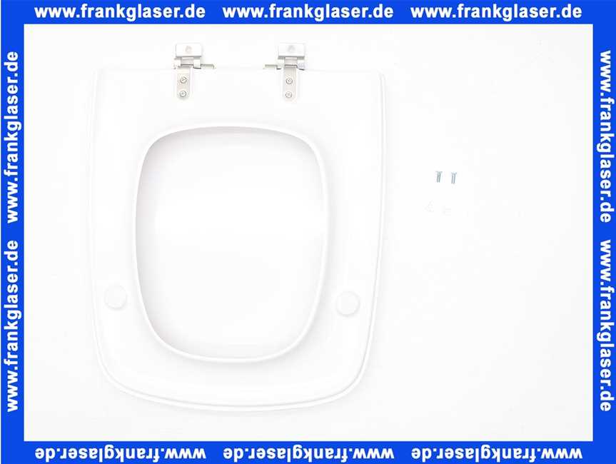 Geberit Cavelle WC-Sitz, weiß Scharniere Edelstahl 574720000