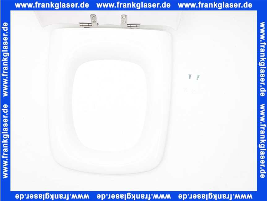 Geberit Cavelle WC-Sitz, weiß Scharniere Edelstahl 574720000