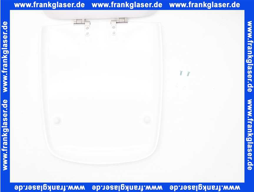 Geberit Cavelle WC-Sitz, weiß Scharniere Edelstahl 574720000