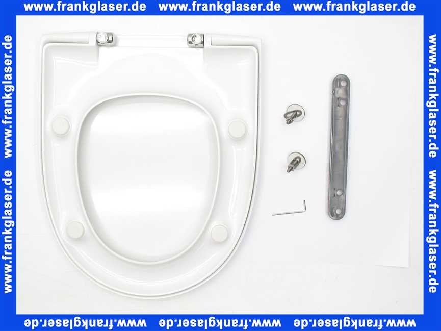 Geberit Vivano WC-Sitz, weiß Scharniere verchromt mit Absenkautomatik 574905000