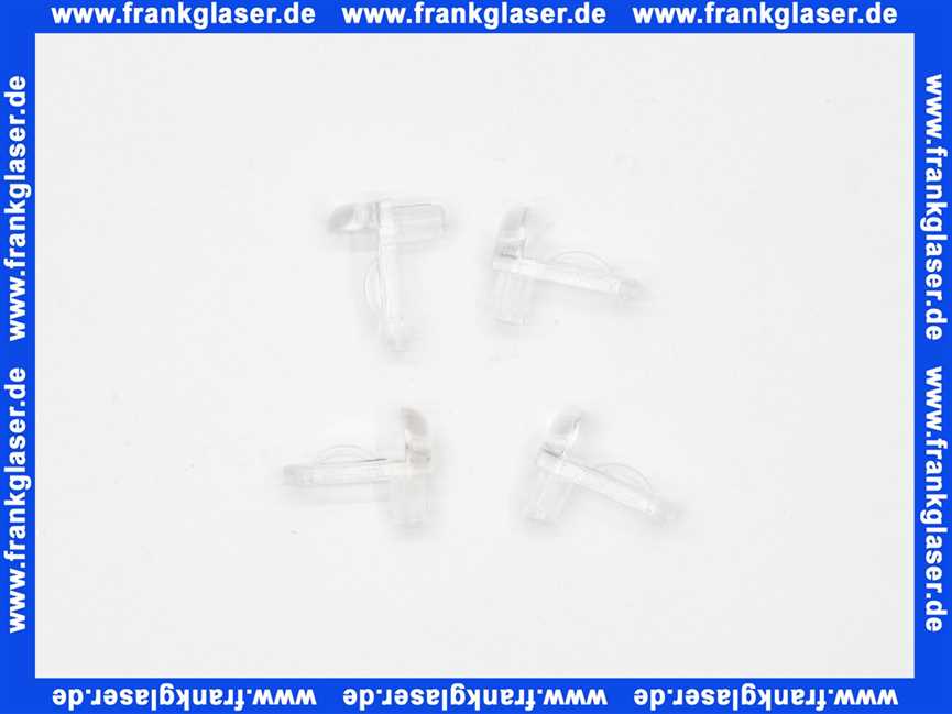 Geberit Set Regalbolzen Bodenträger für Hochschrank Renova Plan 595286000