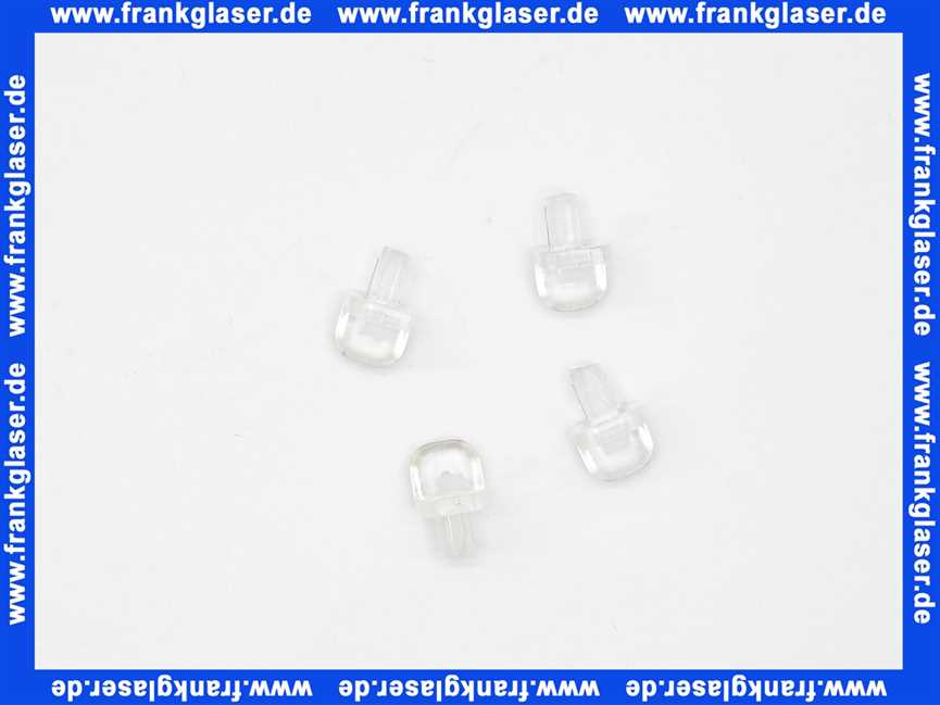 Geberit Set Regalbolzen Bodenträger für Hochschrank Renova Plan 595286000