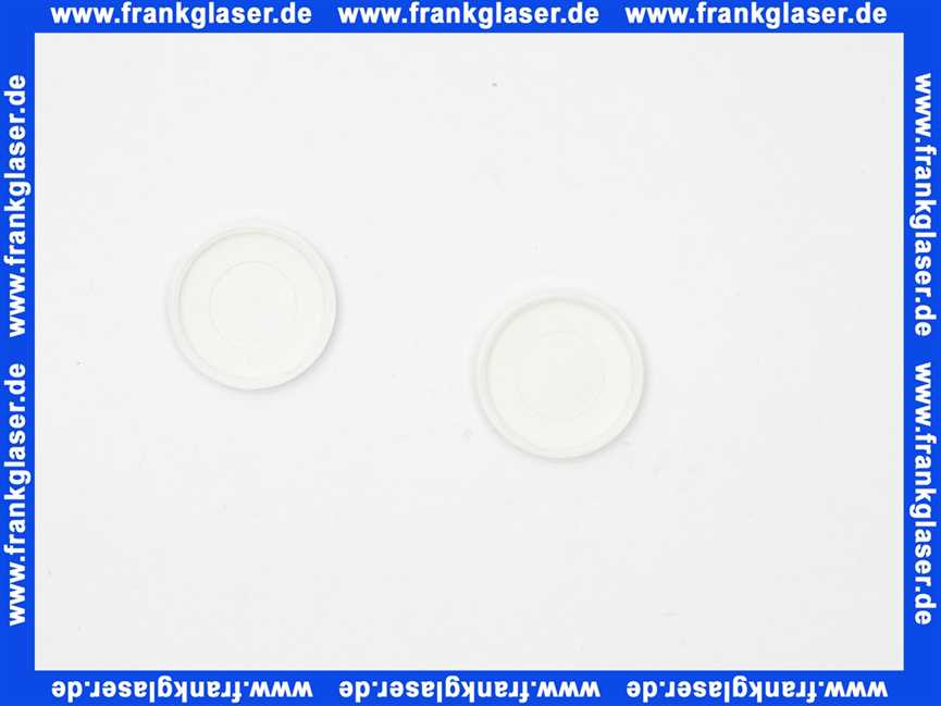 Geberit Set Deckkappen für Befestigungsset für Urinal, Kerafix , weiß 596403000