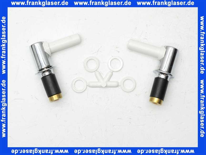 Geberit Set Scharniere, abnehmbar (2 Stück) verchromt 597110000