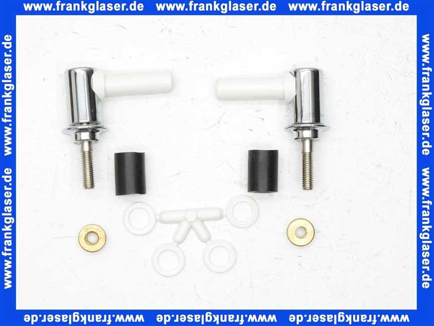 Geberit Set Scharniere, abnehmbar (2 Stück) verchromt 597110000