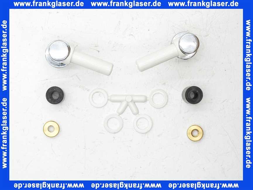 Geberit Set Scharniere, abnehmbar (2 Stück) verchromt 597110000