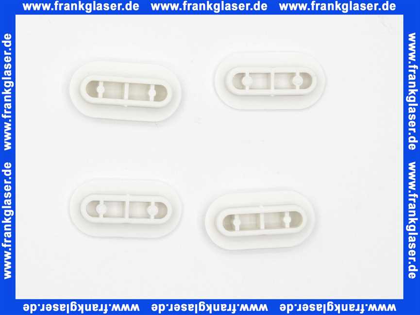 Geberit Set Puffer für WC-Sitz Service Kit, +/- 2mm, je 2 St. 598014000