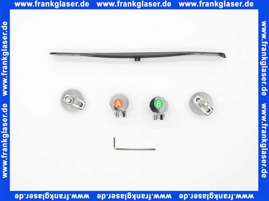 Geberit Set Scharniere für WC-Sitz mit Absenkautomatik, verchromt 598035000