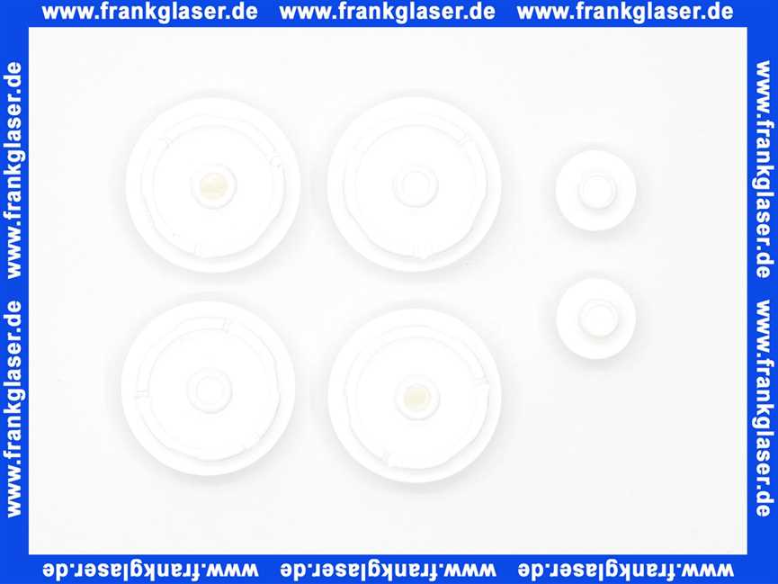 Geberit Set Puffer für WC-Deckel 6 Stück 598125000