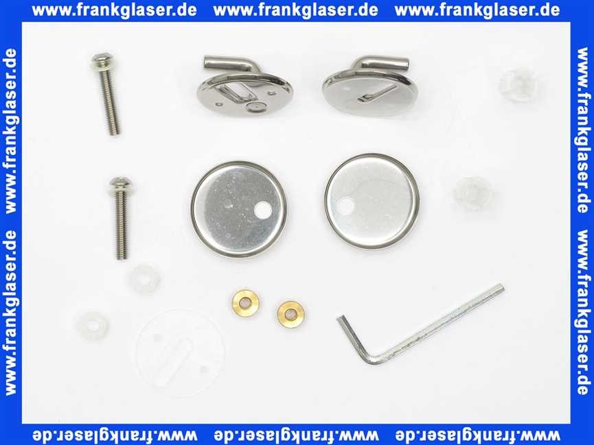 Geberit Set Scharniere für WC-Sitz Eurotrend, Edelstahl 598127000