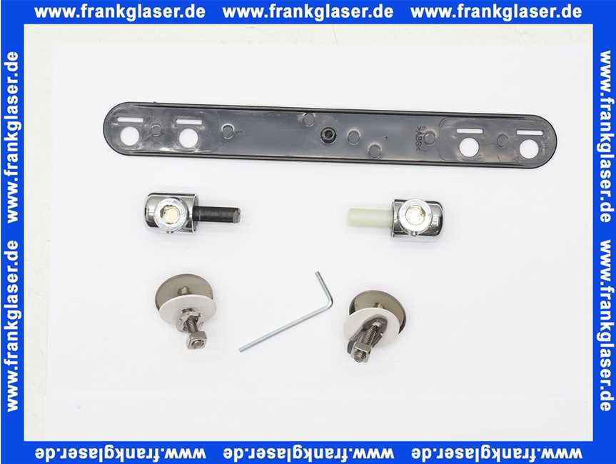 Geberit Set Scharniere für WC-Sitz mit Absenkautomatik 598159000