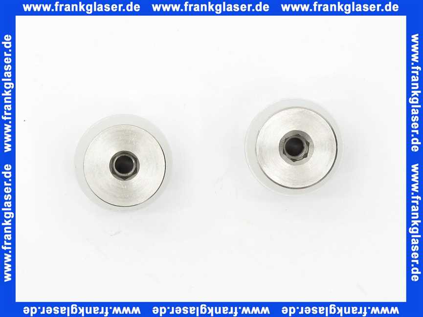 Geberit Set Gewindehülse für Scharnier für WC-Sitz, Befestigung von vorne 598175000