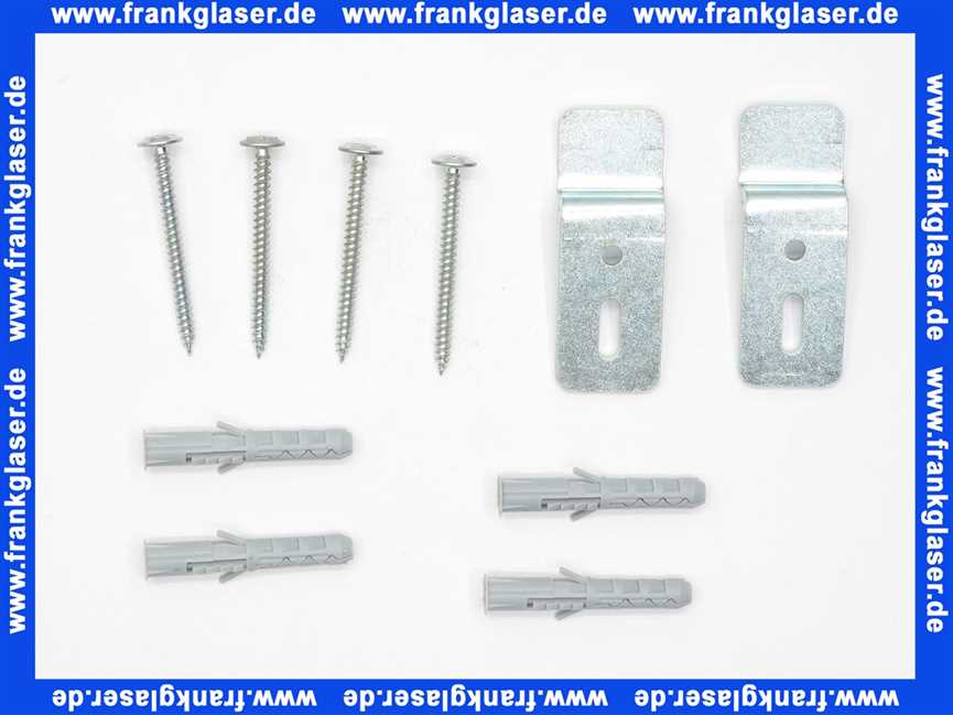 Geberit Befestigungsset für Lichtspiegel (2 Stück) 598947000