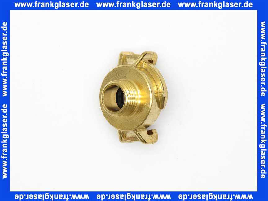 Geka Gewindestueck GEKA PLUS 1/2 AG messing