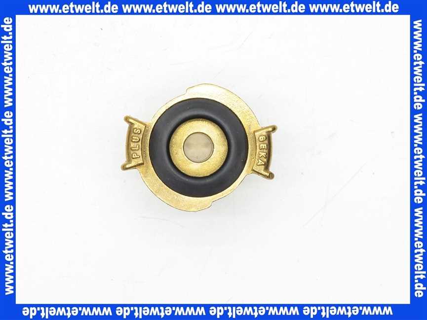 Geka Schlauchkupplung GEKA PLUS 1/2 messing
