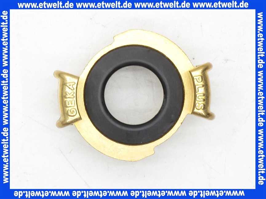 Geka Gewindestueck GEKA PLUS 1 1/4 AG messing