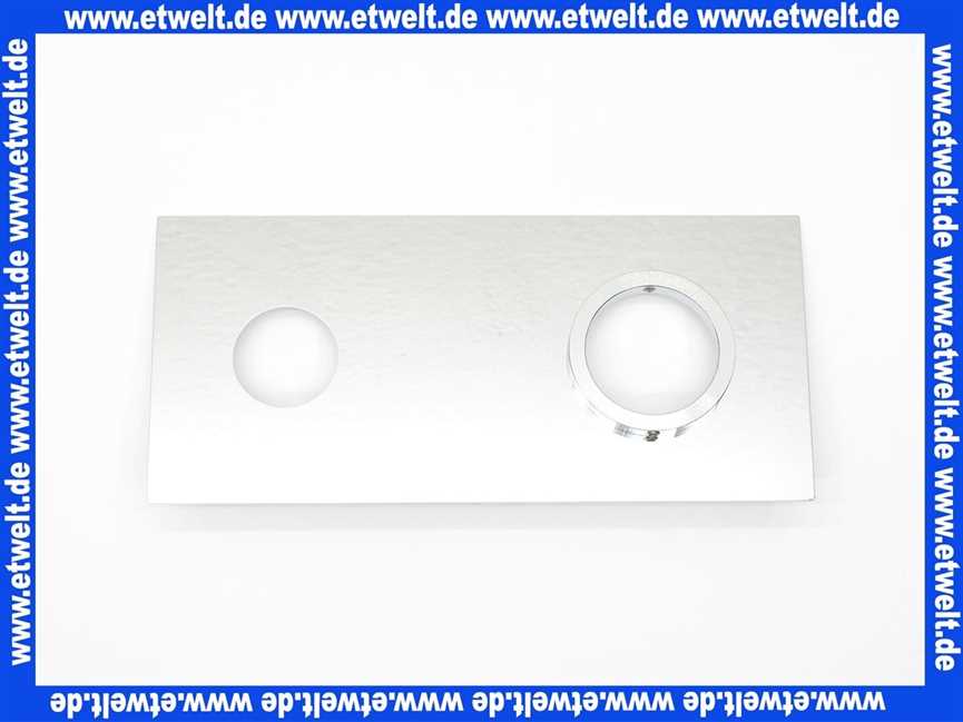 SP00190031 Gessi Maske für Wand Armatur Rosette in Chrom für Rettangob 20086