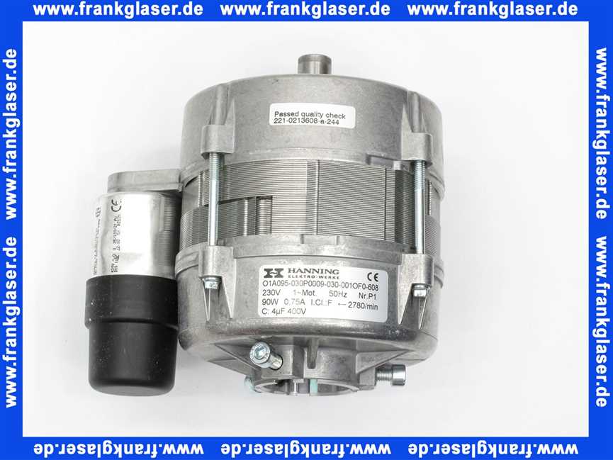 31-90-11582 Brennermotor f. R1-V-L-LN/Bi-Nox, RG1-L-LN Motor mit Kondensator