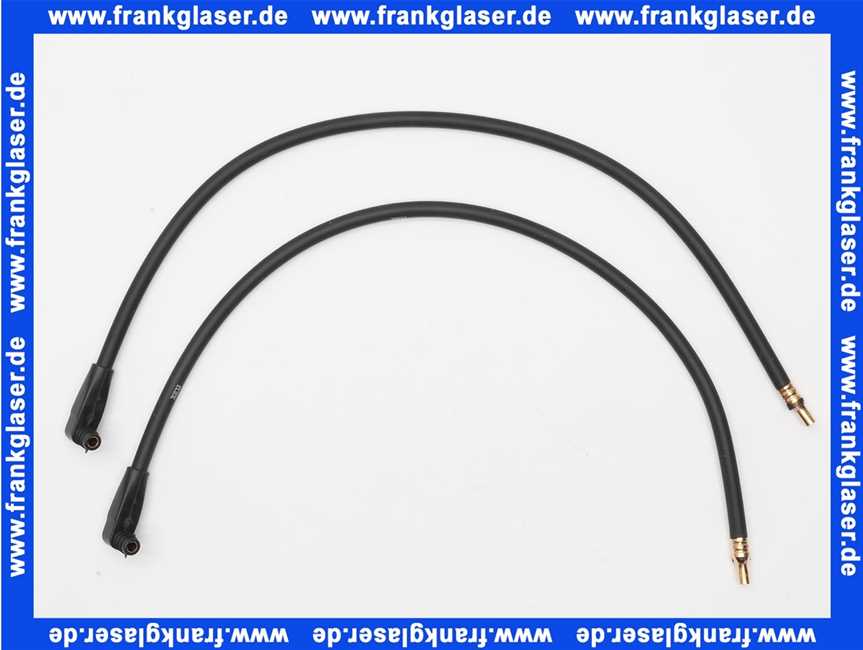 475029734 Giersch Zündleitung, 440 mm, Karbon 2er Set