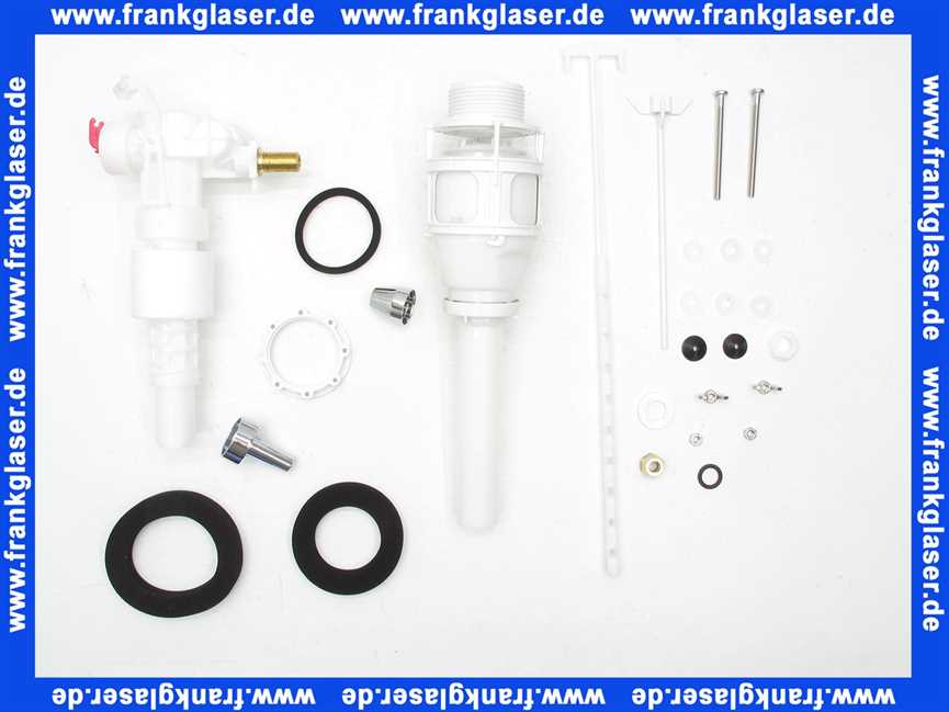 43907 Grohe DAL Servo-Set Austauschgarnitur für aufgesetzten Porzellan und Keramik Spülkasten alte Nr. 003.00.360