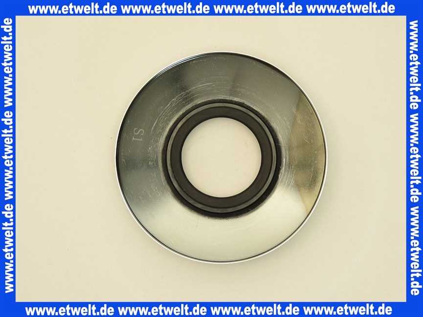 06388 Grohe UP-Schubrosette 3/4 zu Unterputzventil