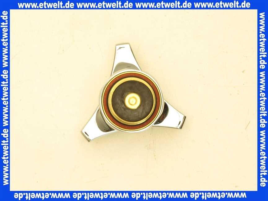 11104000 Grohe Oberteil 11104 mit Trecorn Griff Markierung blau 3/4 chrom