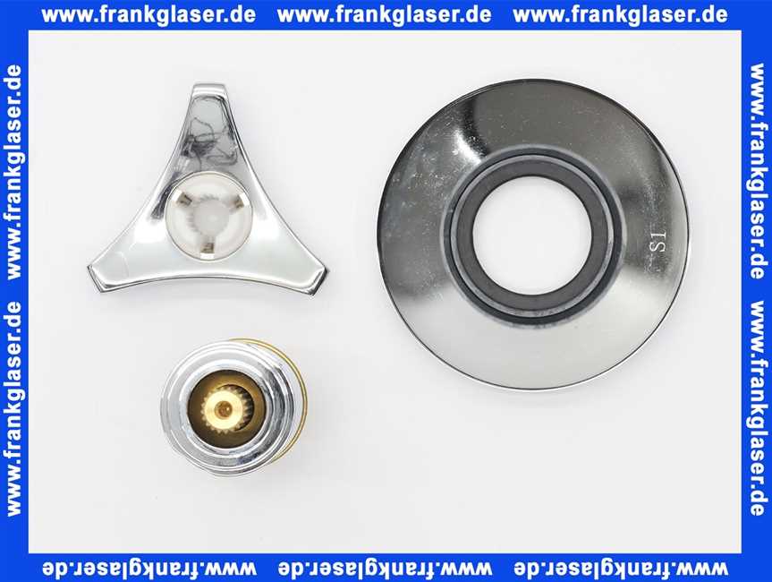 11505 Grohe Oberteil Hahnoberteil 3/4 für UP-Ventil mit Trecorn-Griff warm verchromt
