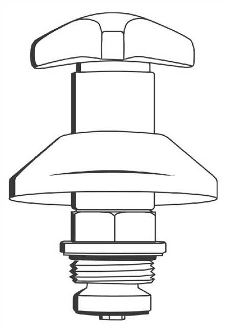 11508000 Grohe Oberteil 11508 für UP-Ventile Trecorn Gr. Mark. rot 1 chrom