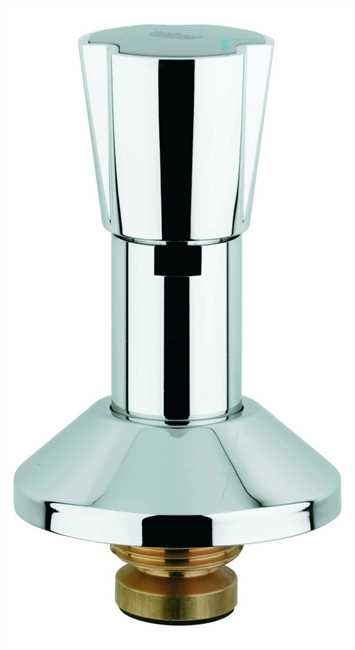 11515000 Grohe Oberteil 11515 1'' für UP-Ventile Dreikantgriff blau/rot chrom