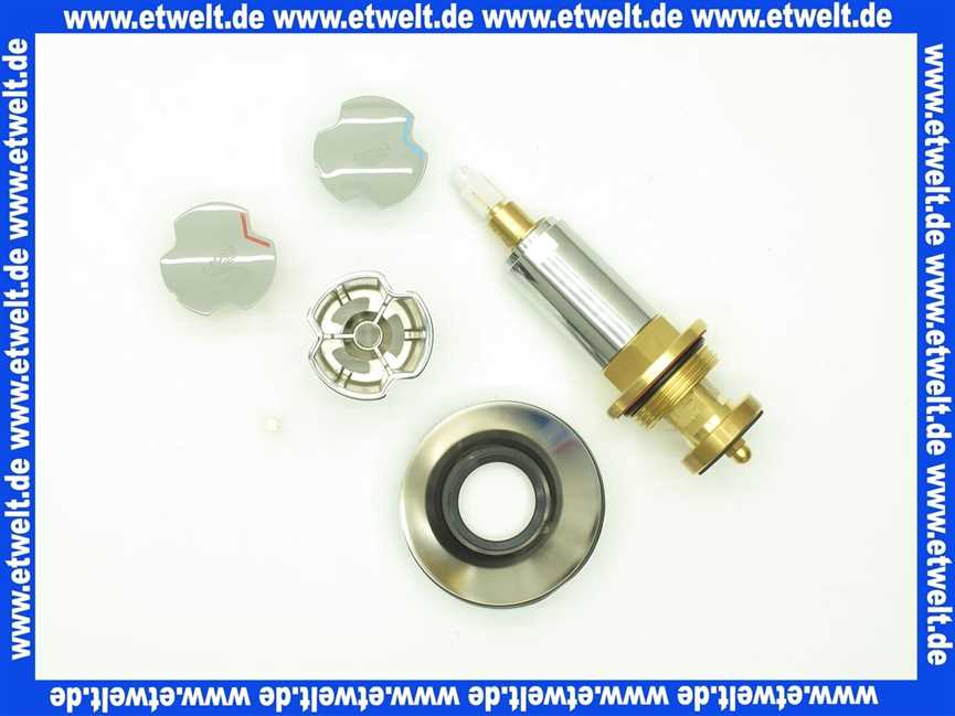 Grohe Oberteil 1 1/4 für UP-Ventil m.Dreikantgriff verchromt 11516