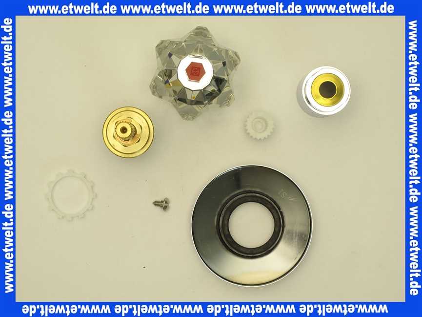 11545 Grohe Oberteil 3/4 für UP-Ventil mit Brillant-Griff warm verchromt