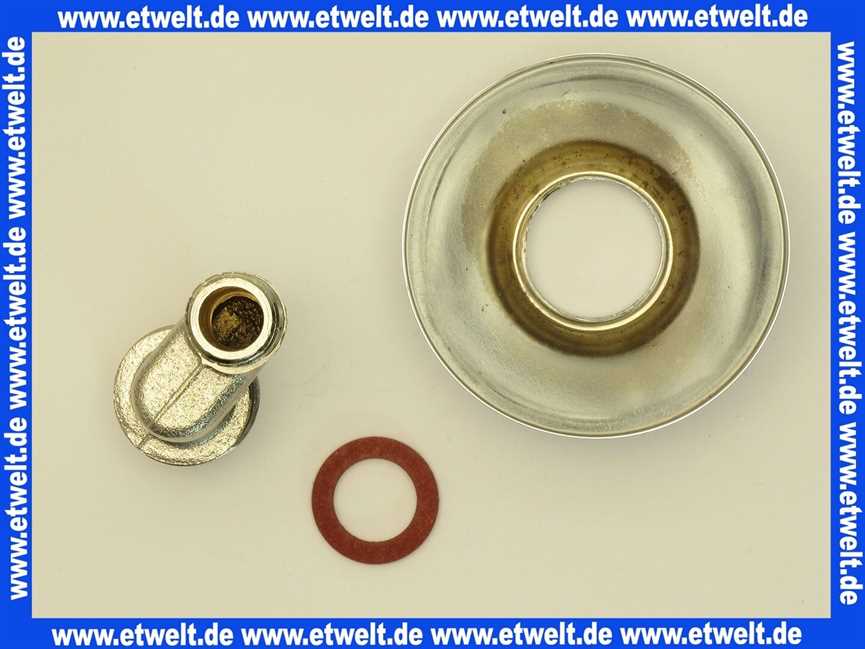 12050 S-Anschluss Grohe 3/8 x 3/4 Verstellbereich 17mm mit Rosette verchromt