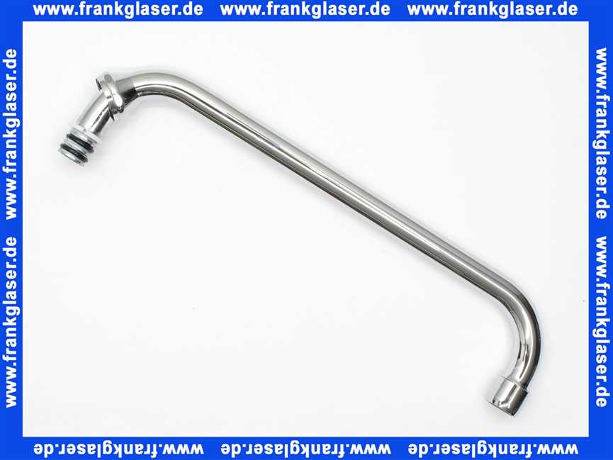 13034000 Grohe U-Auslauf 13034 Ausladung 301mm für Küchen-Wandbatterien, 1/2'' chrom