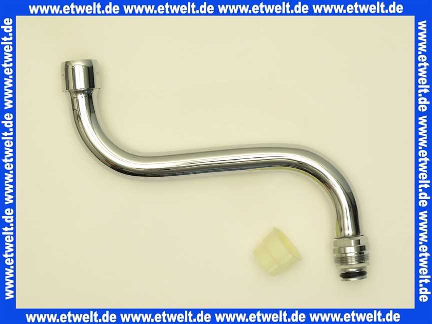 13052 Grohe Rohrauslauf S-Form 150mm Costa