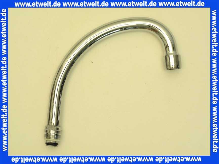 13072 Grohe Rohrauslauf HU-Form 140mm Costa