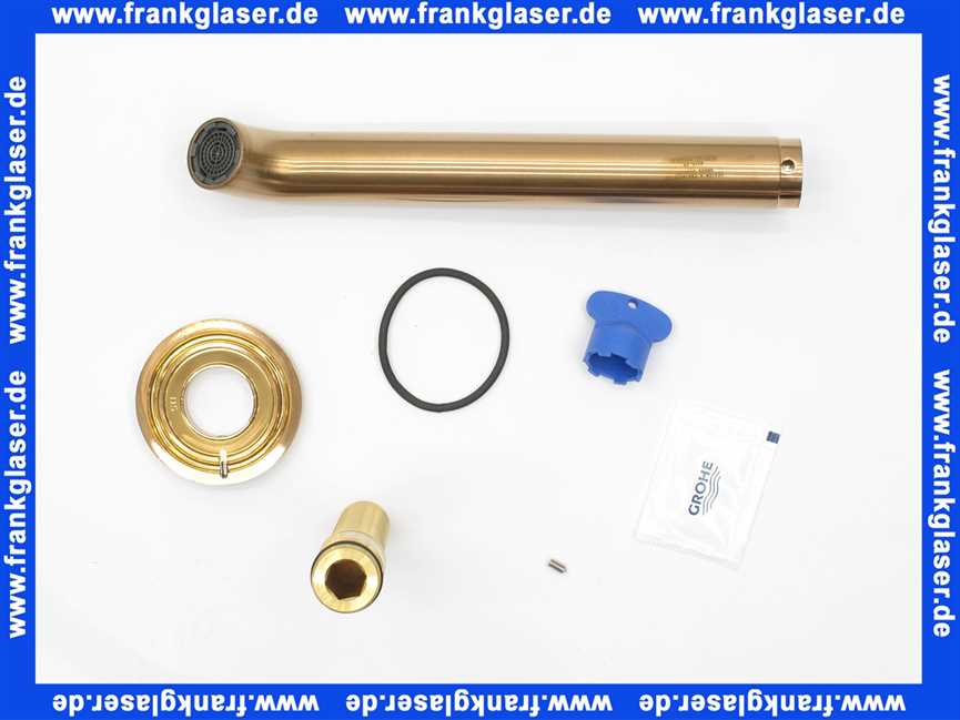 Grohe Wanneneinlauf Essence 13449_1 Wandmontage warm sunset gebürstet 13449DL1