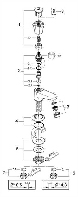 20404001 Grohe Standventil Costa 20404 DN15 Markierung blau Gussauslauf chrom