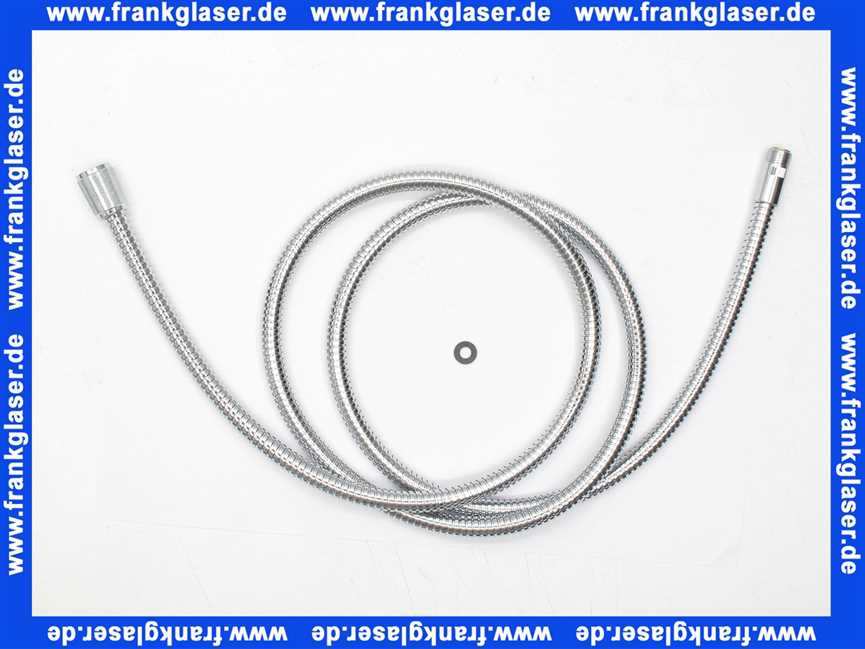 Grohe Brauseschlauch Metall 28158_1 2000 für Wannenrand/Fliesenbank-Br.grt. chrom 28158001