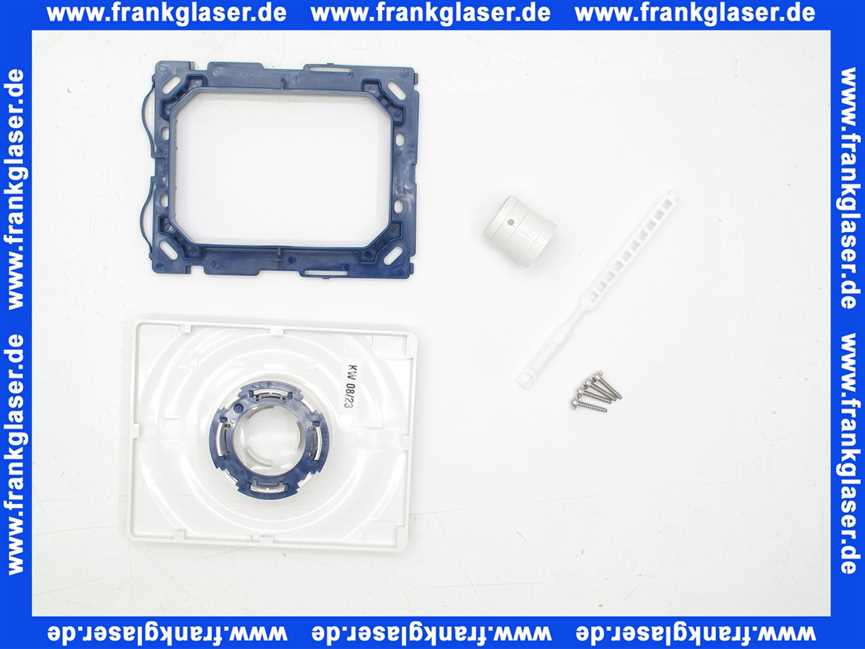 37063SH Abdeckplatte Drückerplatte Grohe SURF weiß