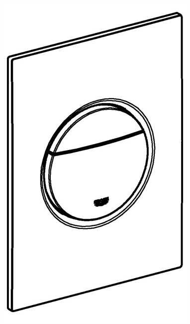37601000 Grohe WC-Betätigung Nova Cosmopolitan S 37601 2-Mengen/Start & Stopp chrom