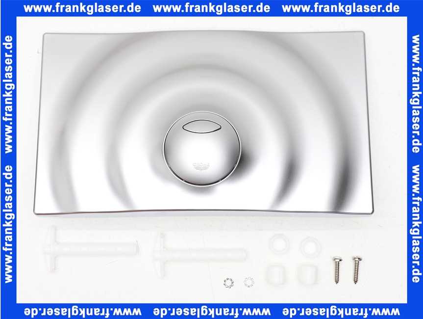 37859P00 Grohe Betätigungsplatte Drückerplatte mattchrom zu UP-Spülkasten