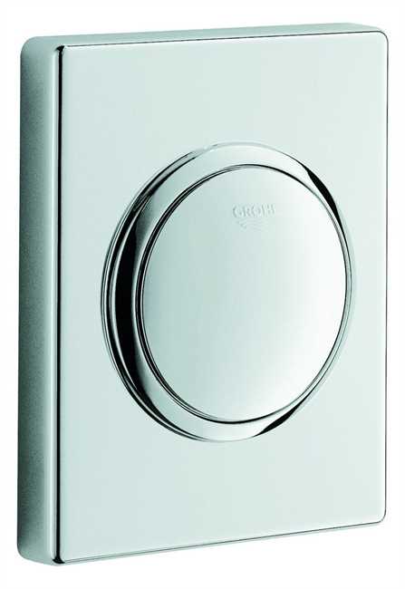 38595 Grohe Abdeckplatte Skate 116x144mm, m. Druckknopfbet., verchromt