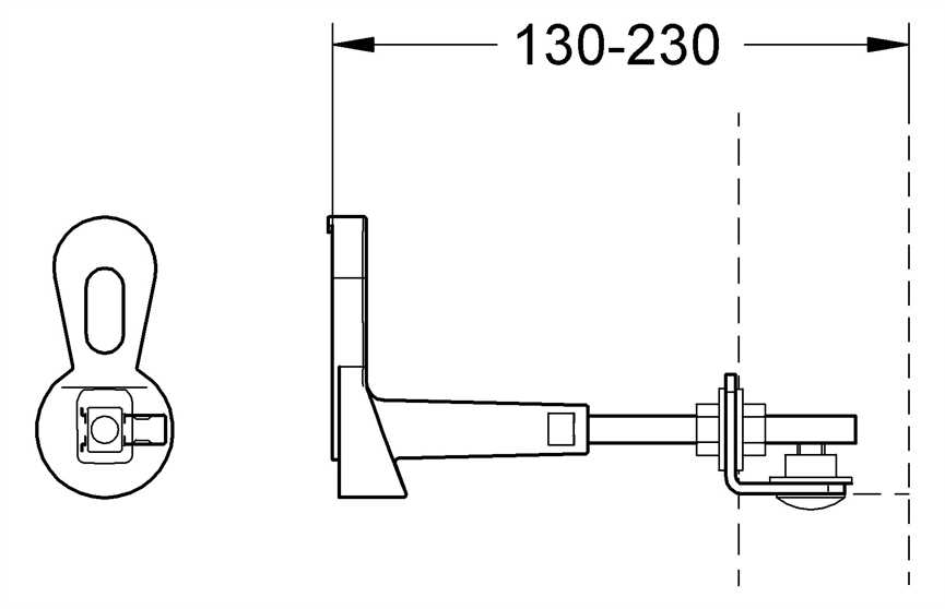 38733000 Grohe Rapid SL 38733 Montagewinkel mit Wandlasche und Befestigungsmaterial